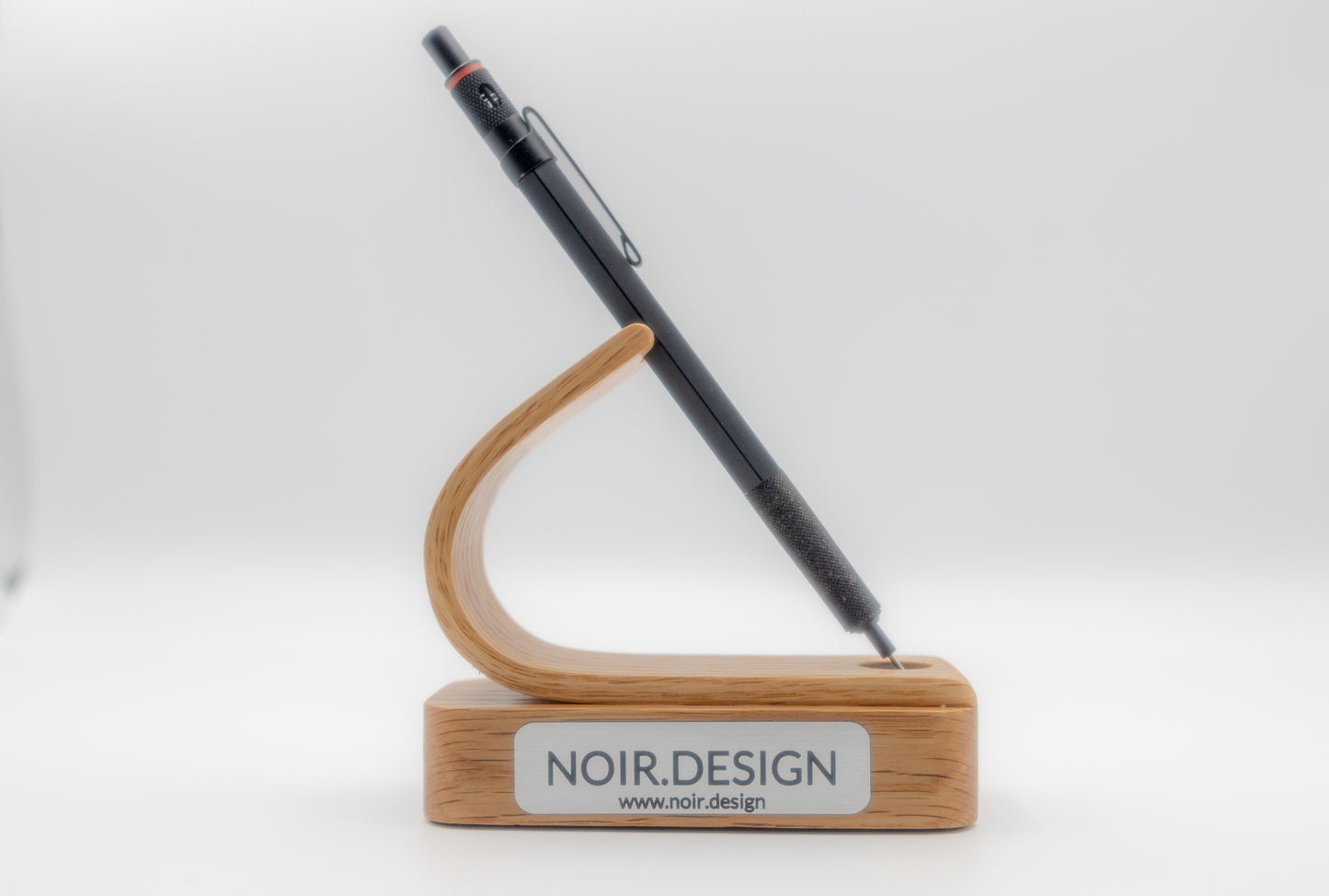 Premium wooden pen holder