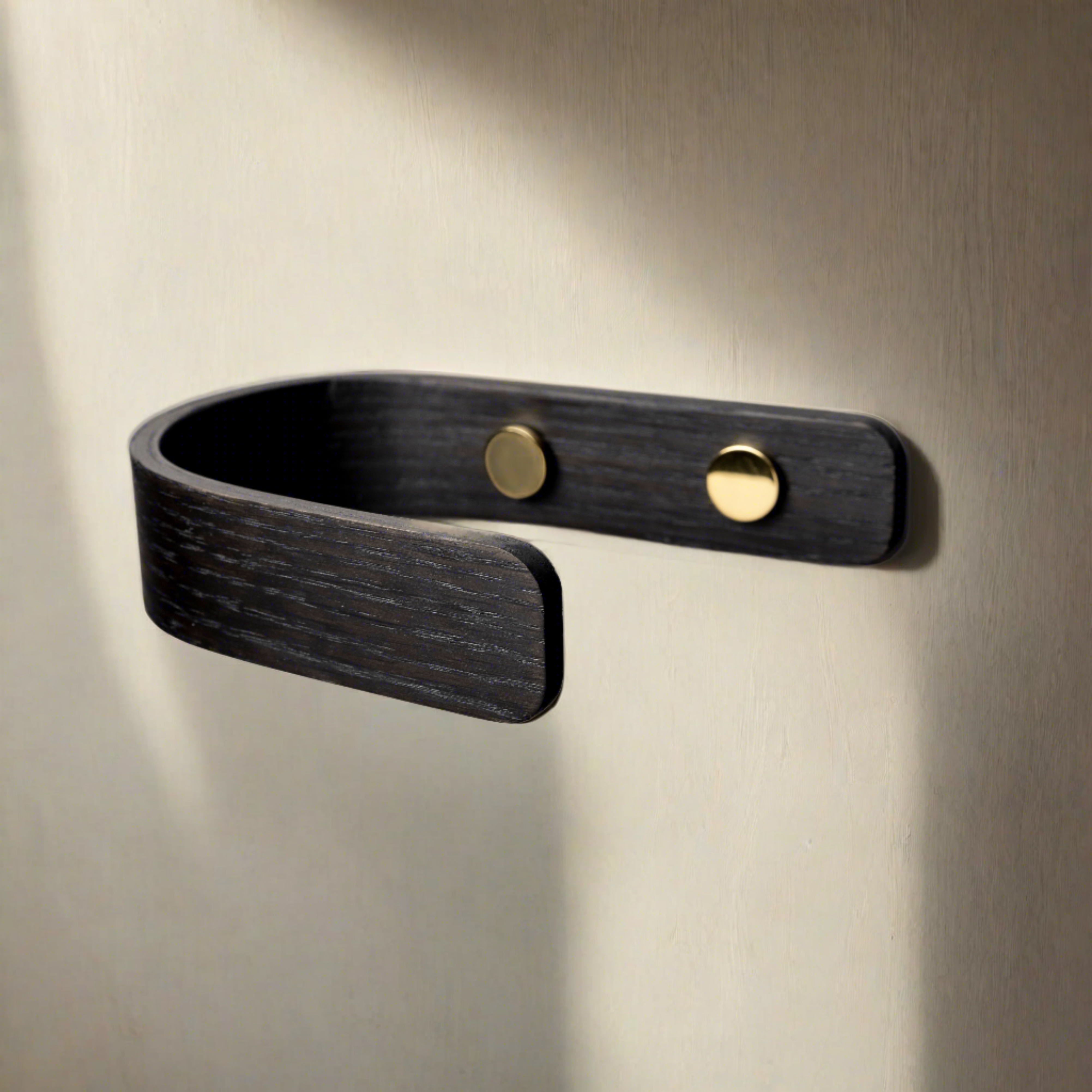stylish black oak curtain tie backs