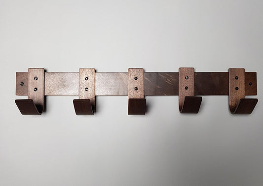 Dark Autumn Walnut Coat Rack - NOIR.DESIGN